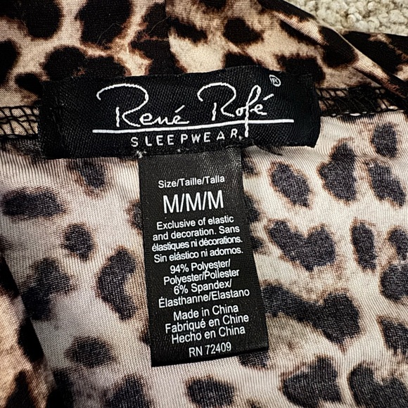 Rene Rofe Leopard Print robe - Picture 5 of 5